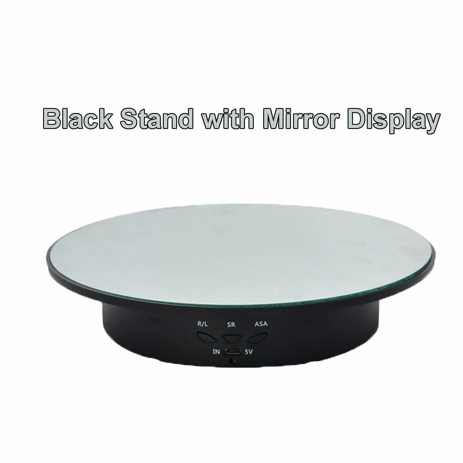 zalati Obrotowy stojak ekspozycyjny z napędem silnikowym gramofon 360° elektryczny stojak wystawowy z powłoką lustrzaną do figurek akcji, fotografii, biżuterii i rozpakowywania