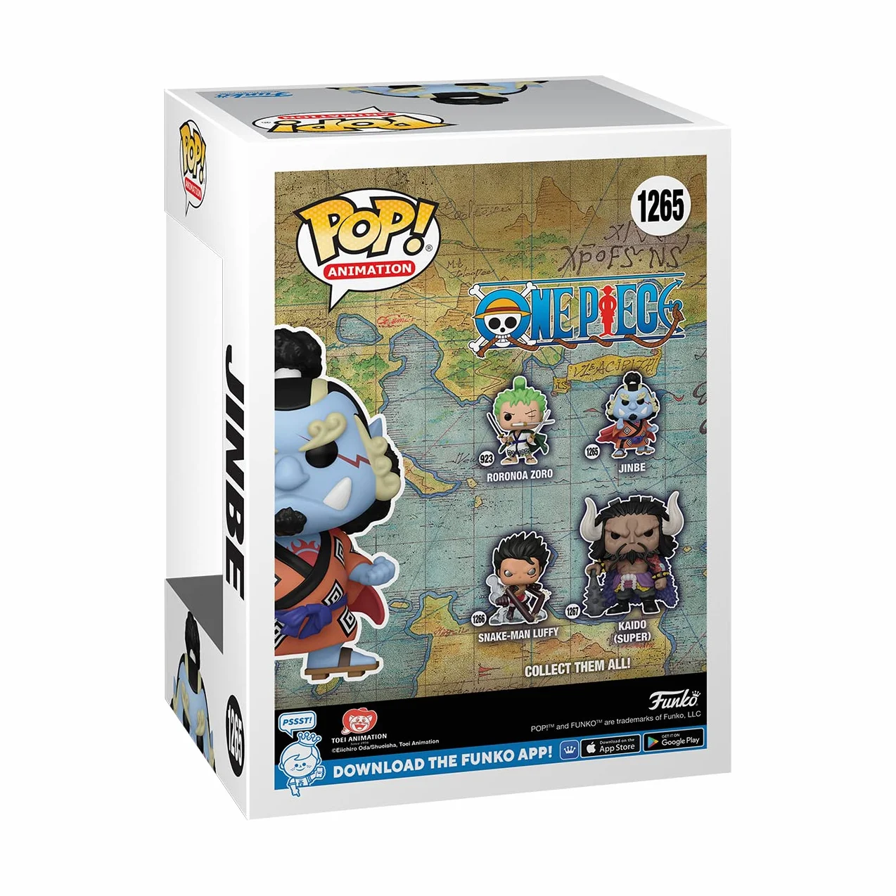 Funko POP! Animation: One Piece - Jinbe With Chase - Kolekcjonerska figurka winylowa - Pomysł na prezent - Oficjalny towar - Zabawki dla dzieci i dorosłych - Fani anime