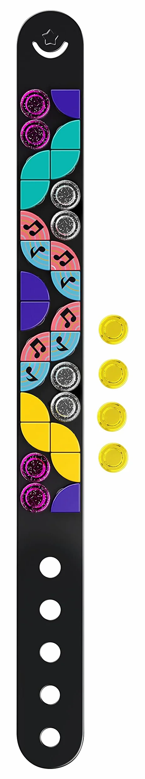 LEGO® DOTS Muzyczna bransoletka 41933 — zestaw do zrobienia bransoletki (33 elementy)