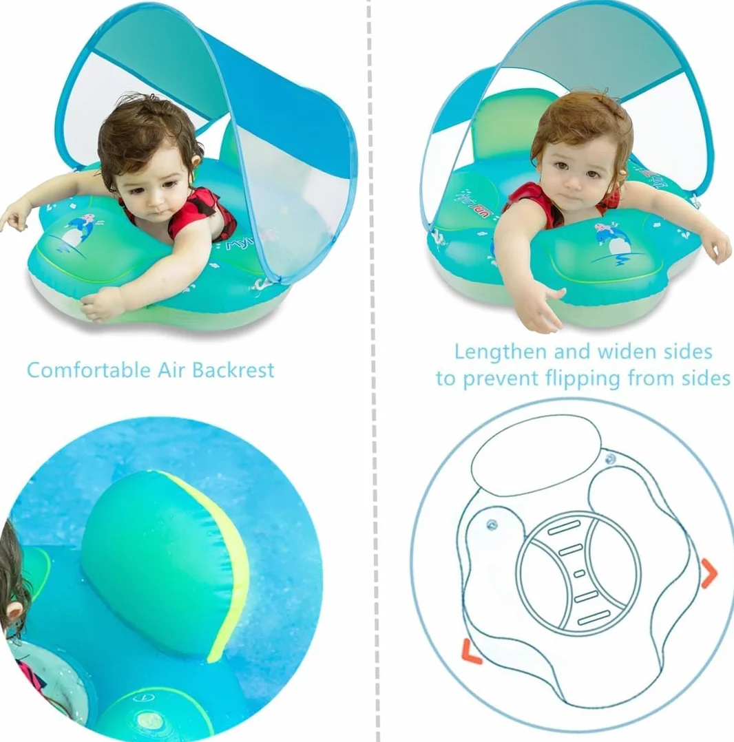 Myir Baby Seat Basen, Błoto dla niemowląt, Boja dziecięca, nadmuchiwane błoto dla dzieci, pływak, pierścień pływacki, pierścień pływacki