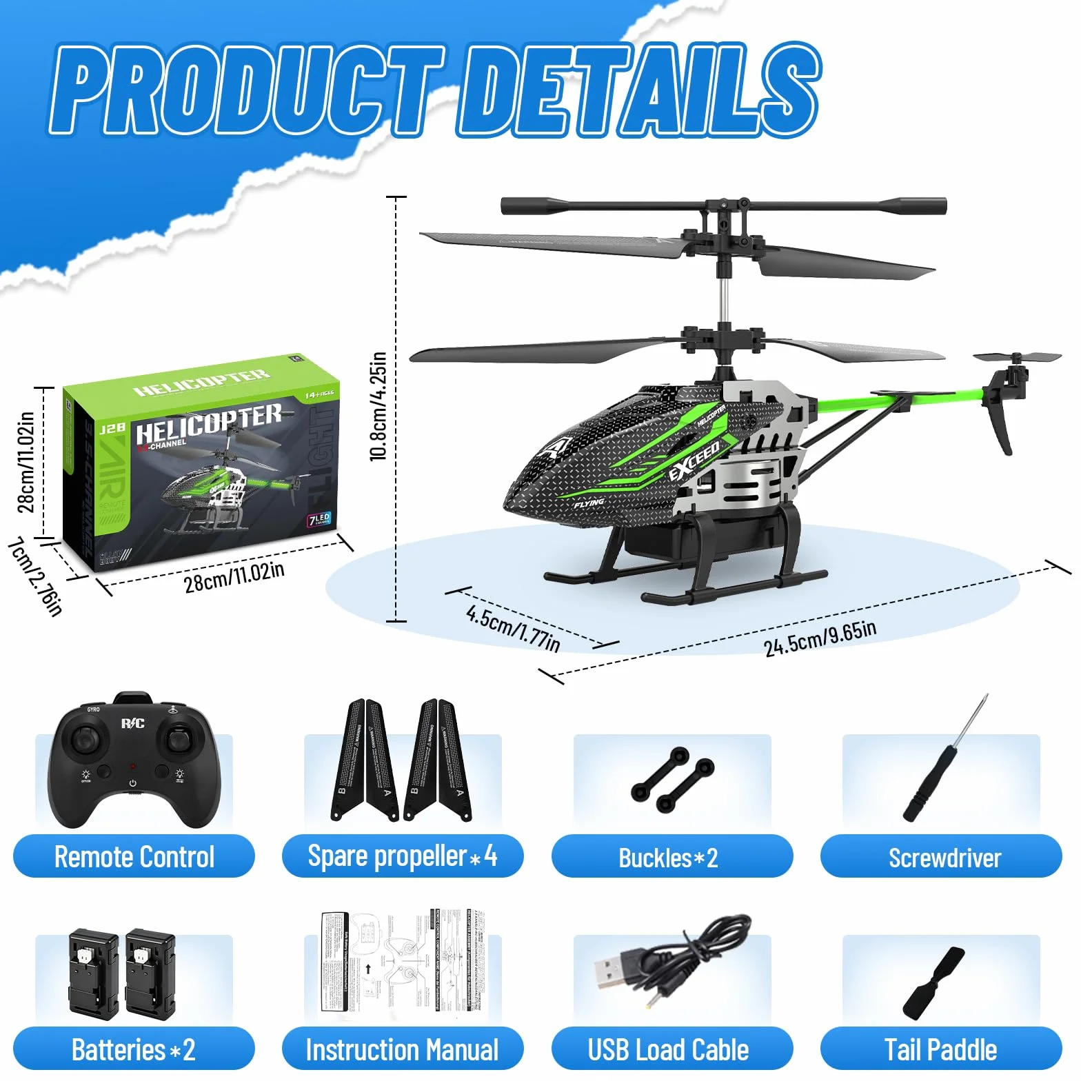 Zdalnie sterowany helikopter