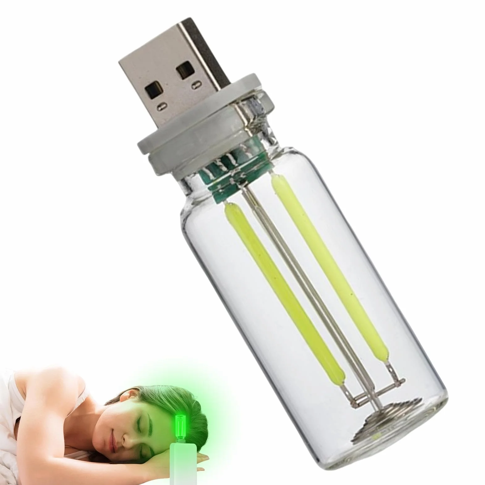Lampka LED USB do wnętrza samochodu retro dotykowa nastrojowa światło samochodowe