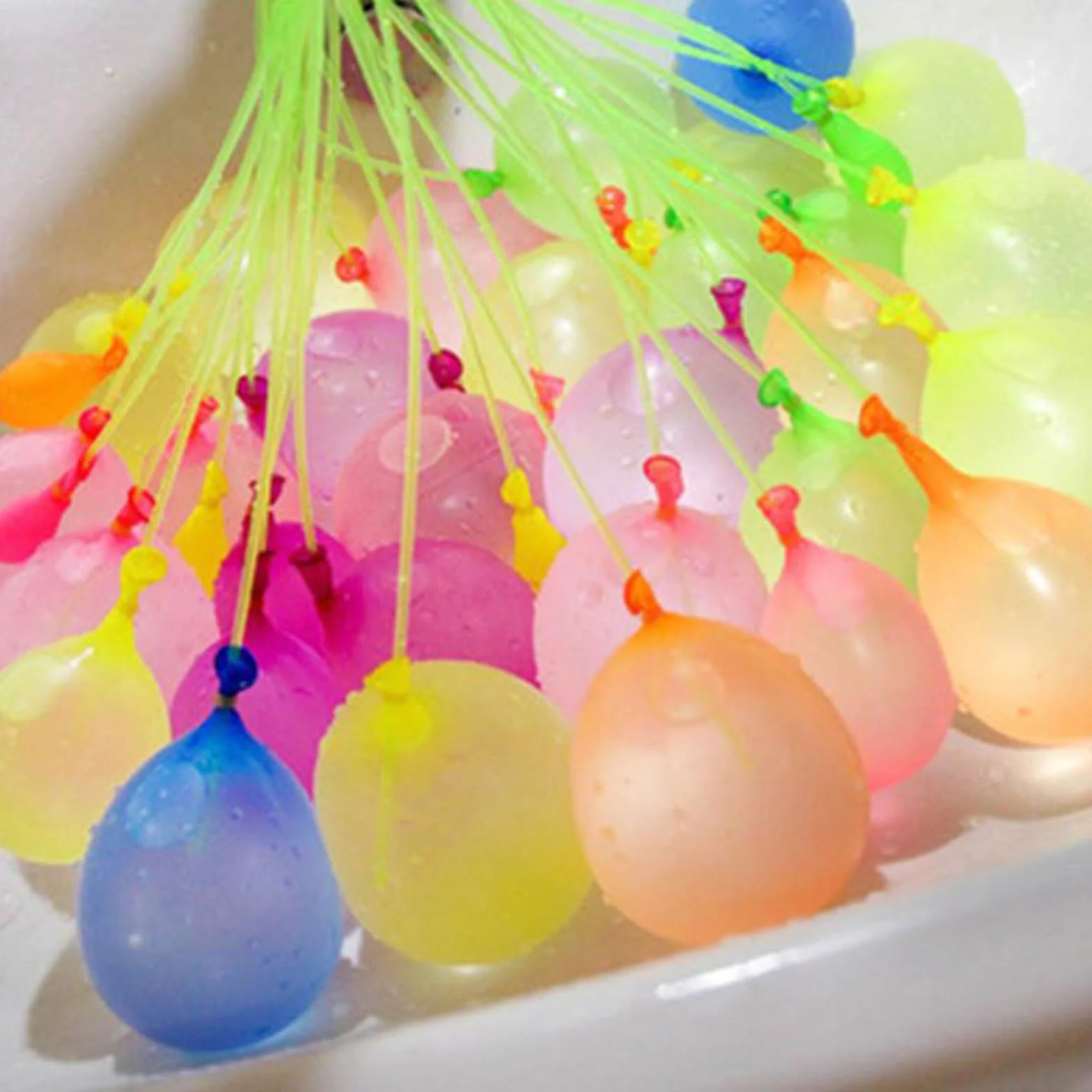 Samouszczelniające się bomby wodne, balony wodne, kolorowy balon wodny dla dzieci, szybkie napełnianie bombami wodnymi, 111 balonów wodnych + 120 zapasowych balonów + 1 pistolet na wodę