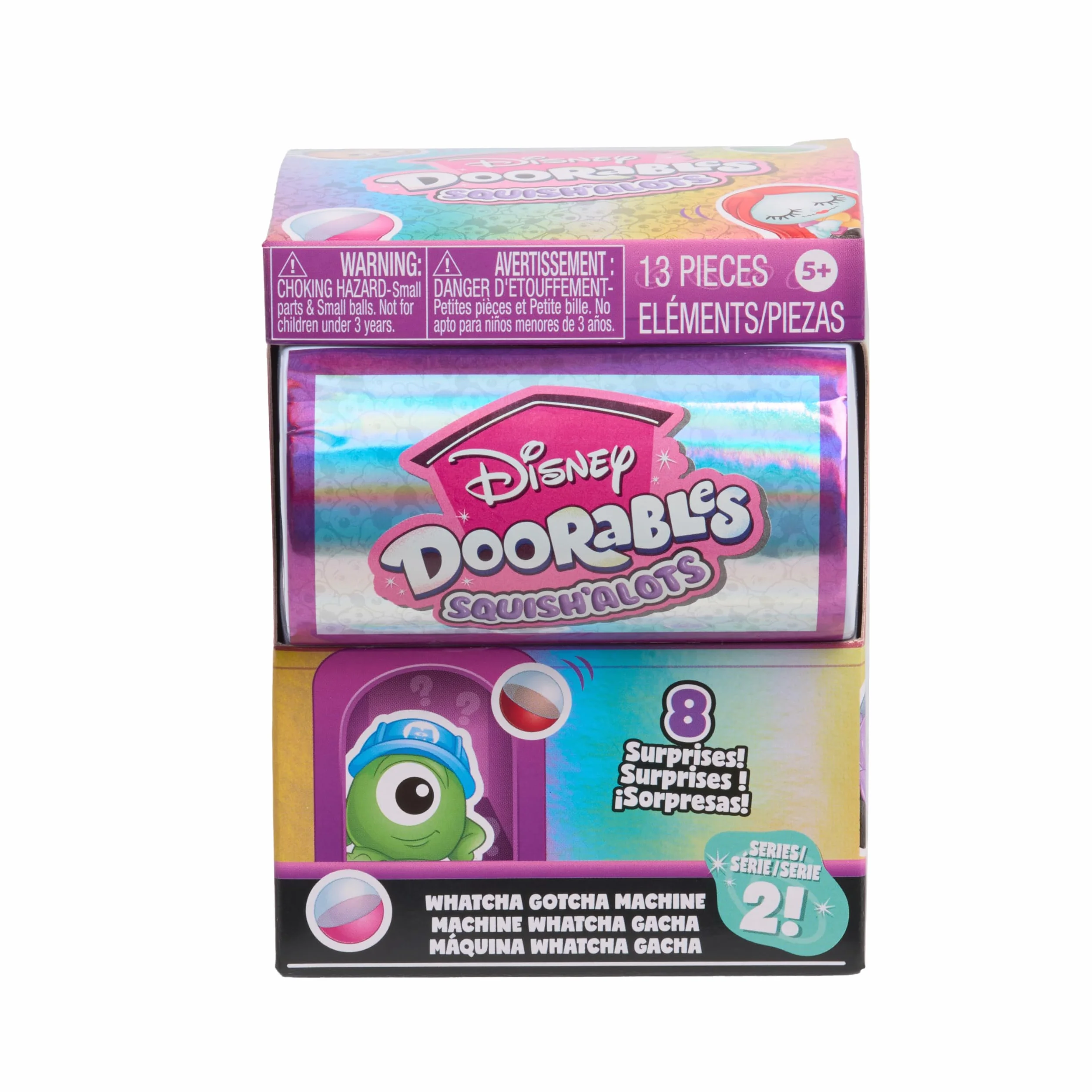 Disney Doorables Whatcha Gotcha, 8-częściowy, 4 figurki kolekcjonerskie, zabawki dla dzieci od 5 lat od Just Play