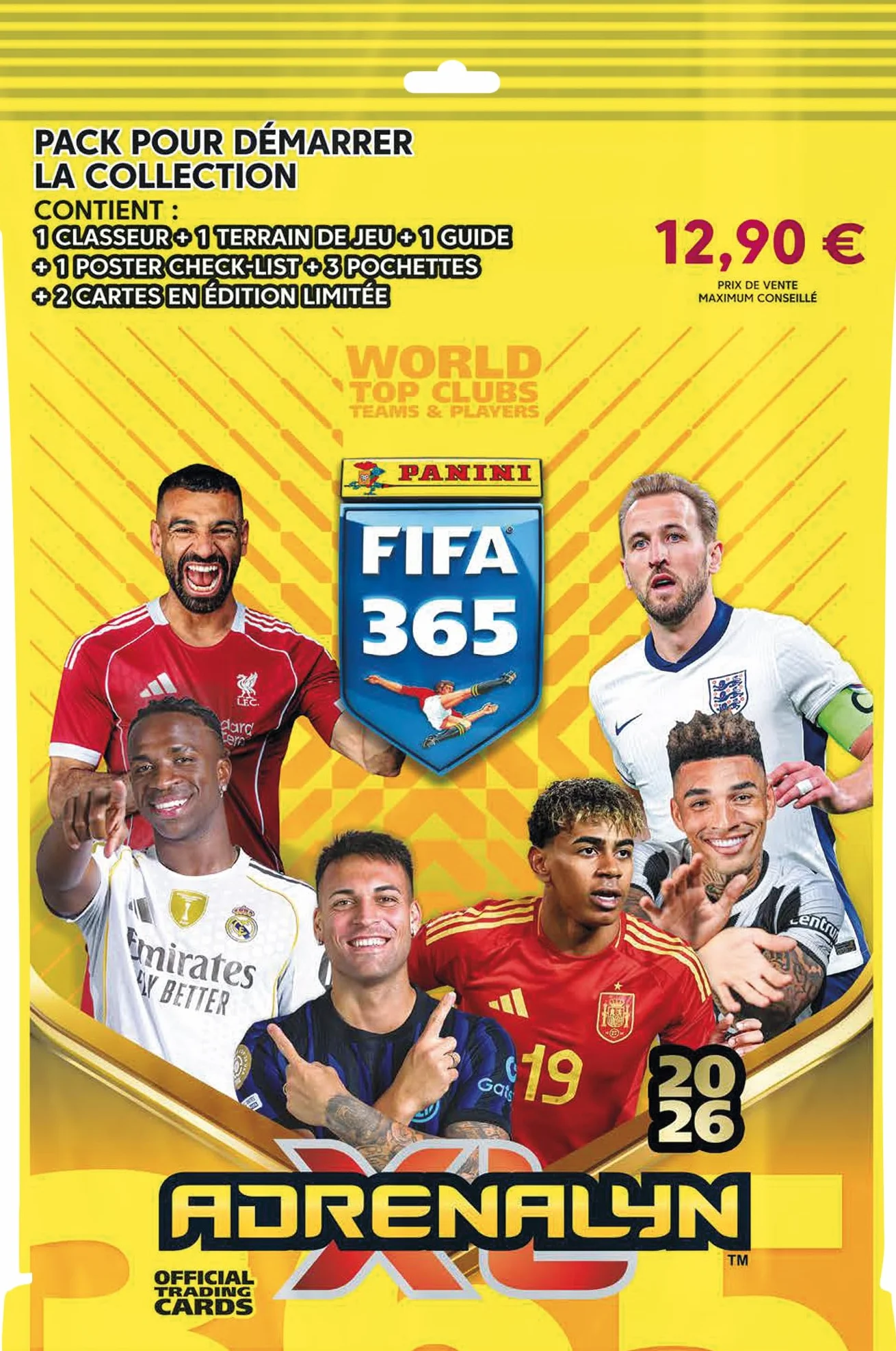 Megapack (archiwizator + 4 koperty + 3 karty wydanie specjalne+przewodnik + tablica) FIFA 365 Adrenlayn 2026