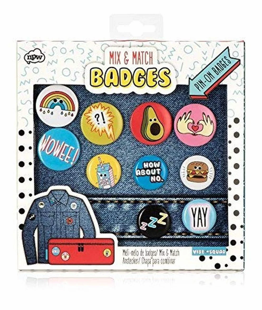 NPW NPW52978 modna przypinka zestaw Mix & Match Patches/odznaka Vibe Kader