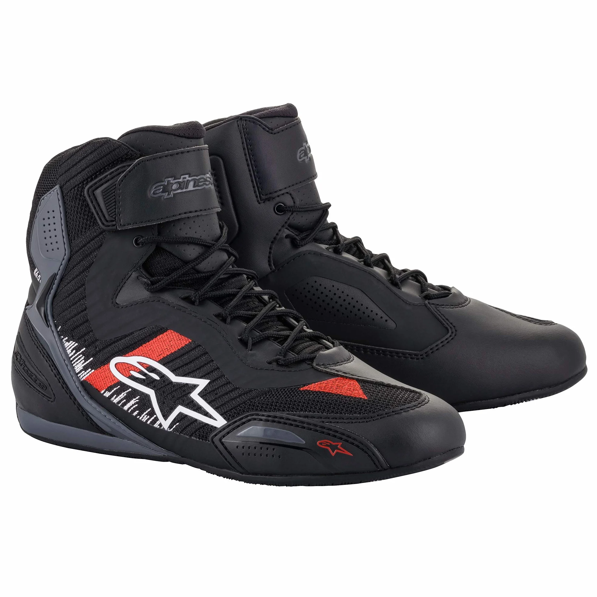 Alpinestars Stella Faster-3 Shoes Black/Gun Metal Diva Pink