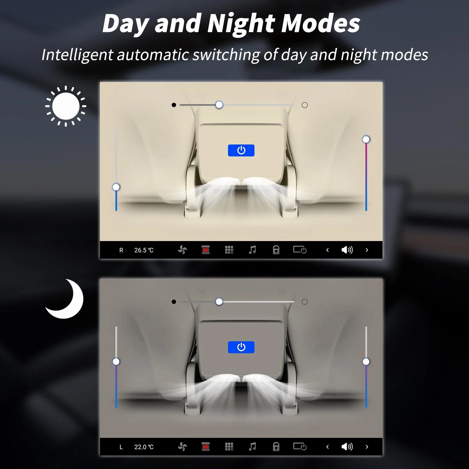 Tylny ekran wyświetlacza 7,2 cala dla Tesla Model 3 2017-2023 i Model Y 2019-2024 Android 13 4G + 64G Qualcom
