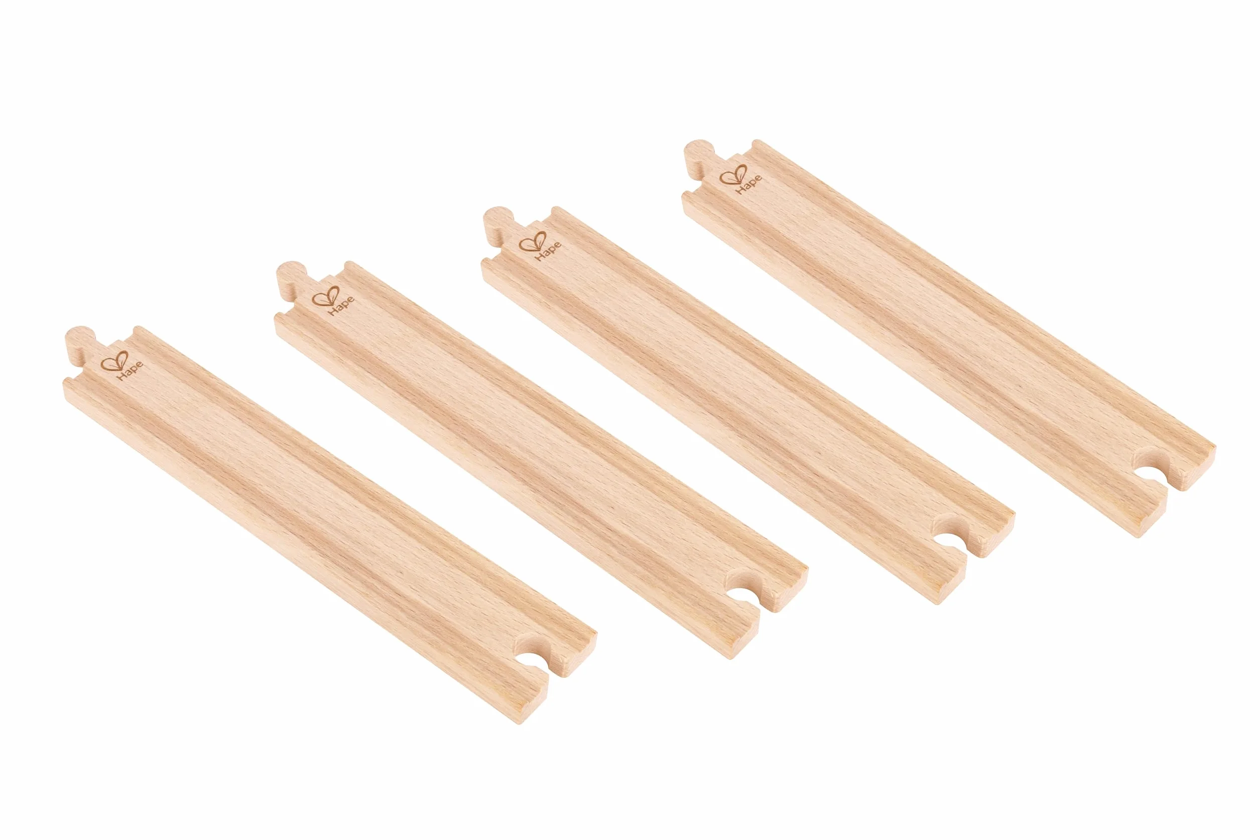 Hape E3707 Super Expansion Rail Pack - Wooden Train Track Accessories, Multicolor, 20.32 x 48.01 x 25.4 cm