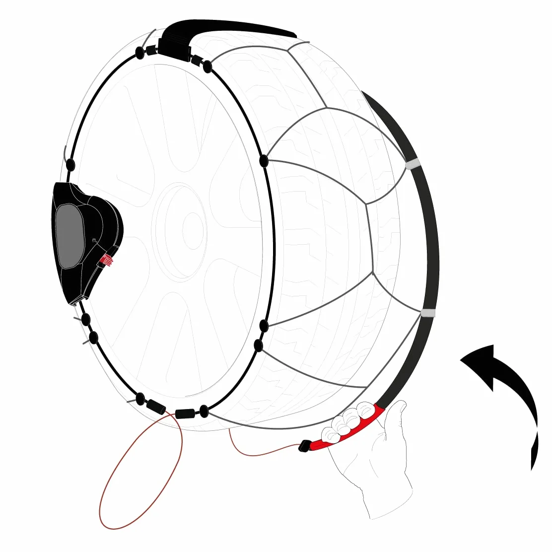 KÖNIG Łańcuchy śniegowe Reflex Edge 602
