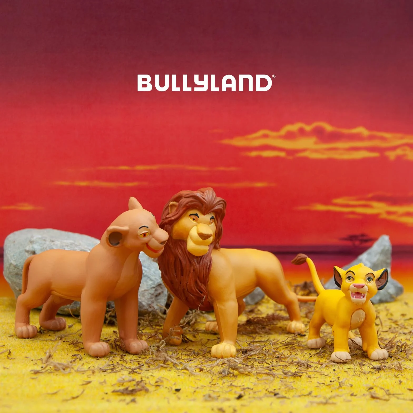 Bullyland - Figurka Królowa Lwa Sarabi z Disneya Król Lew, ok. 8 cm wysokości, wierna w szczegóły, zabawka i prezent dla dzieci od 3 lat, 12258