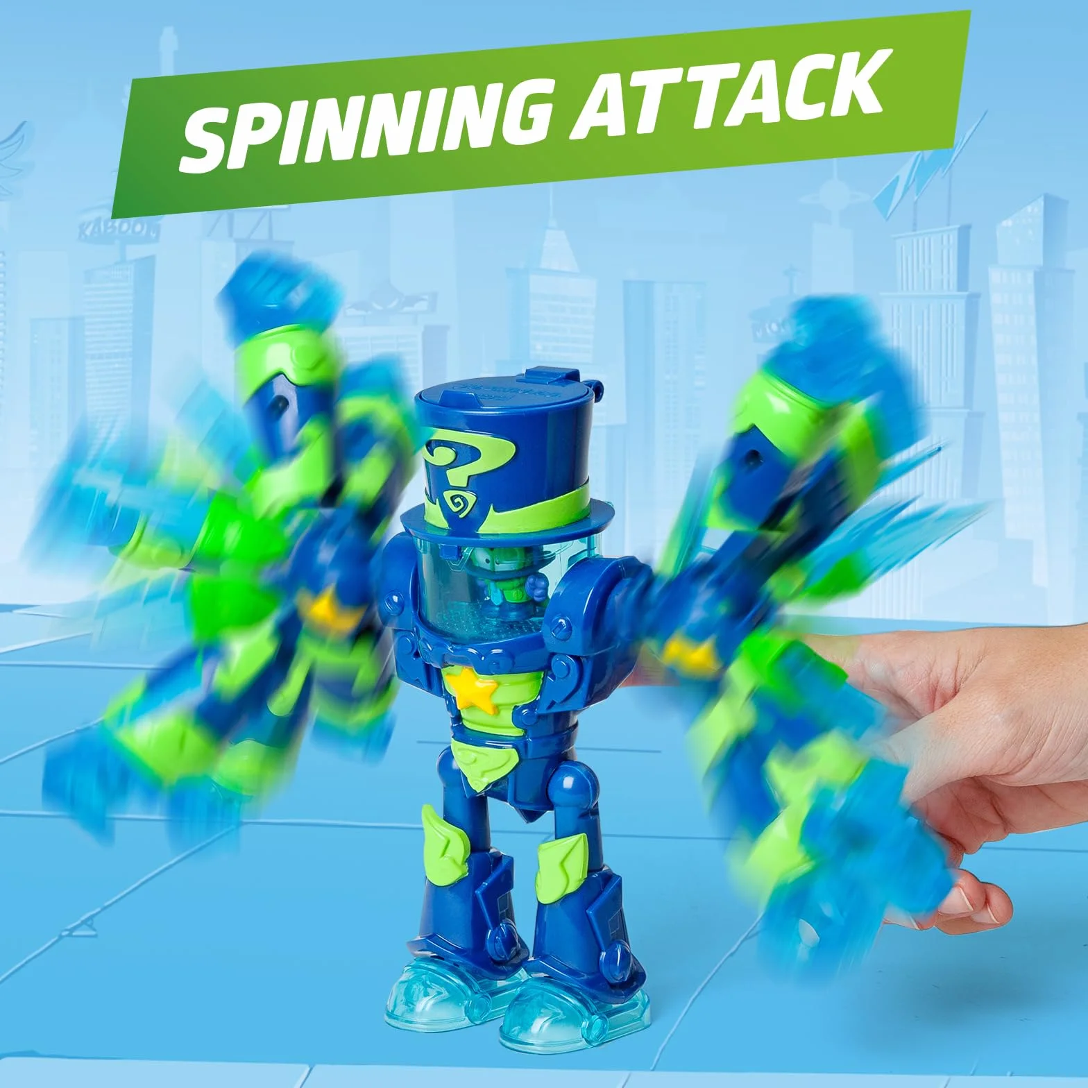 SUPERTHINGS - Ultra Striker Enigma. SuperThings Kazoom Power Ultra Striker Robot Ultra Striker - Zawiera 1 x Ultra Striker Robot, 1 ekskluzywną Enigmę, 1 x Akcesorium