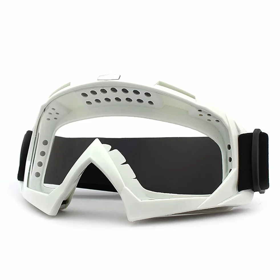 Gogle Motocyklowe ATV Motocross Ochrony UV Przeciwwiatrowe Pyłowe Okulary Narciarskie