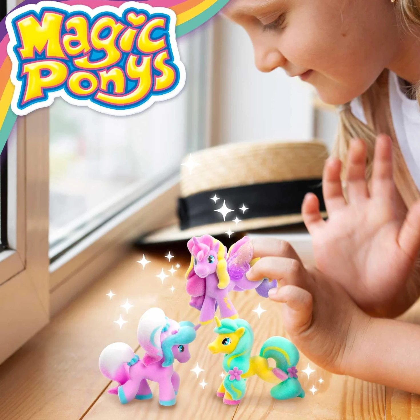 CRAZE Magic PONYS - przepiękne kucyki, zabawka do kolekcjonowania, 18 różnych figurek do kolekcjonowania, opakowanie zawiera 1 - prezent dla dziewczynki z koniami