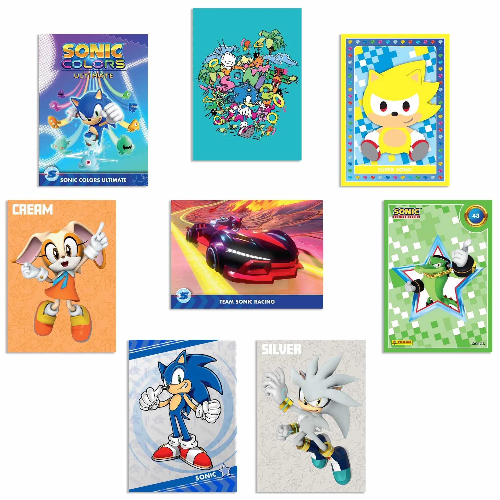 Panini Sonic The Hedgehog Classic Cards Opakowanie 18 kieszeni, 005010BOX18F