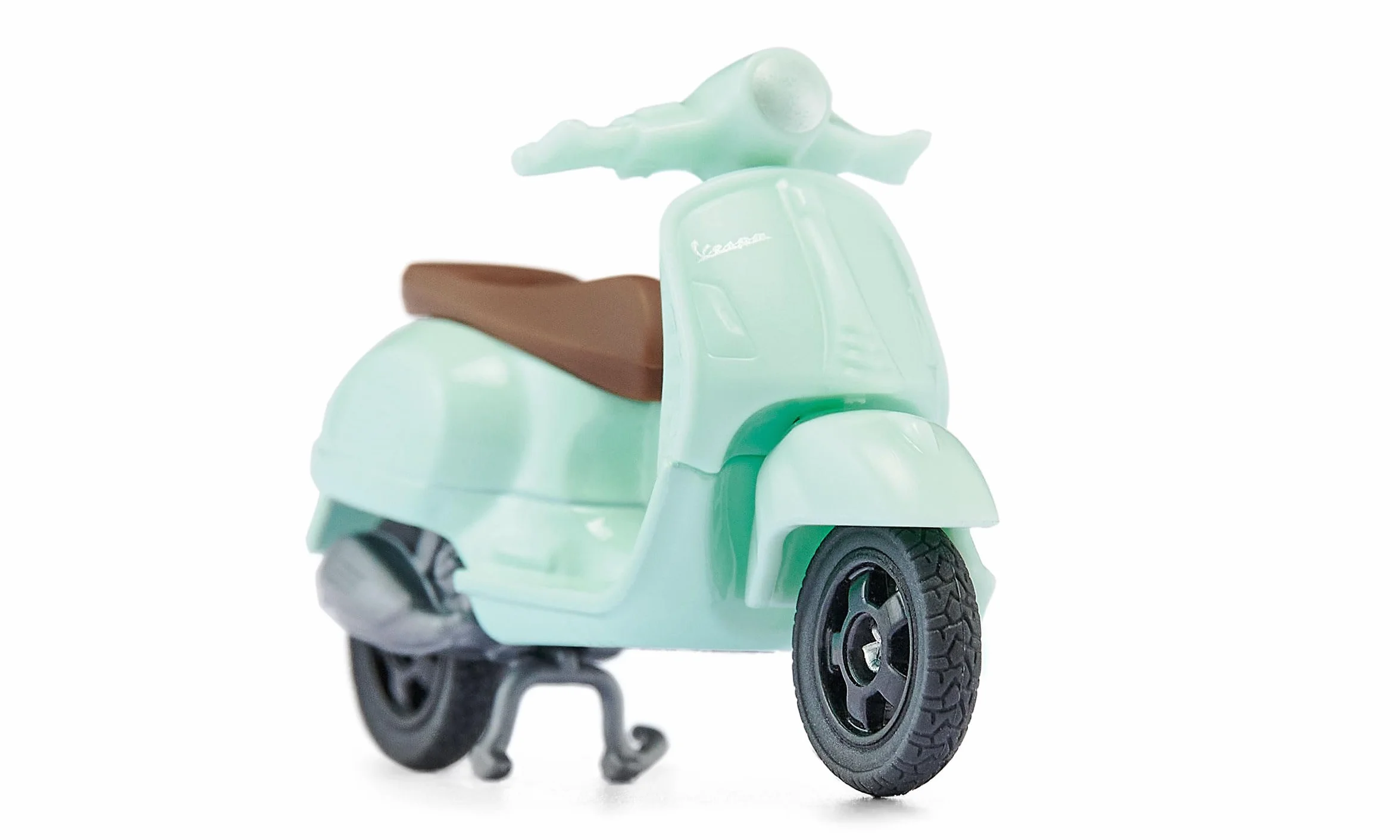 siku 1296, Vespa 125 GTS Super, Zabawkowy skuter, Metal/Tworzywo sztuczne, Mint, Gumowane opony, Ruchoma kierownica i podpórka