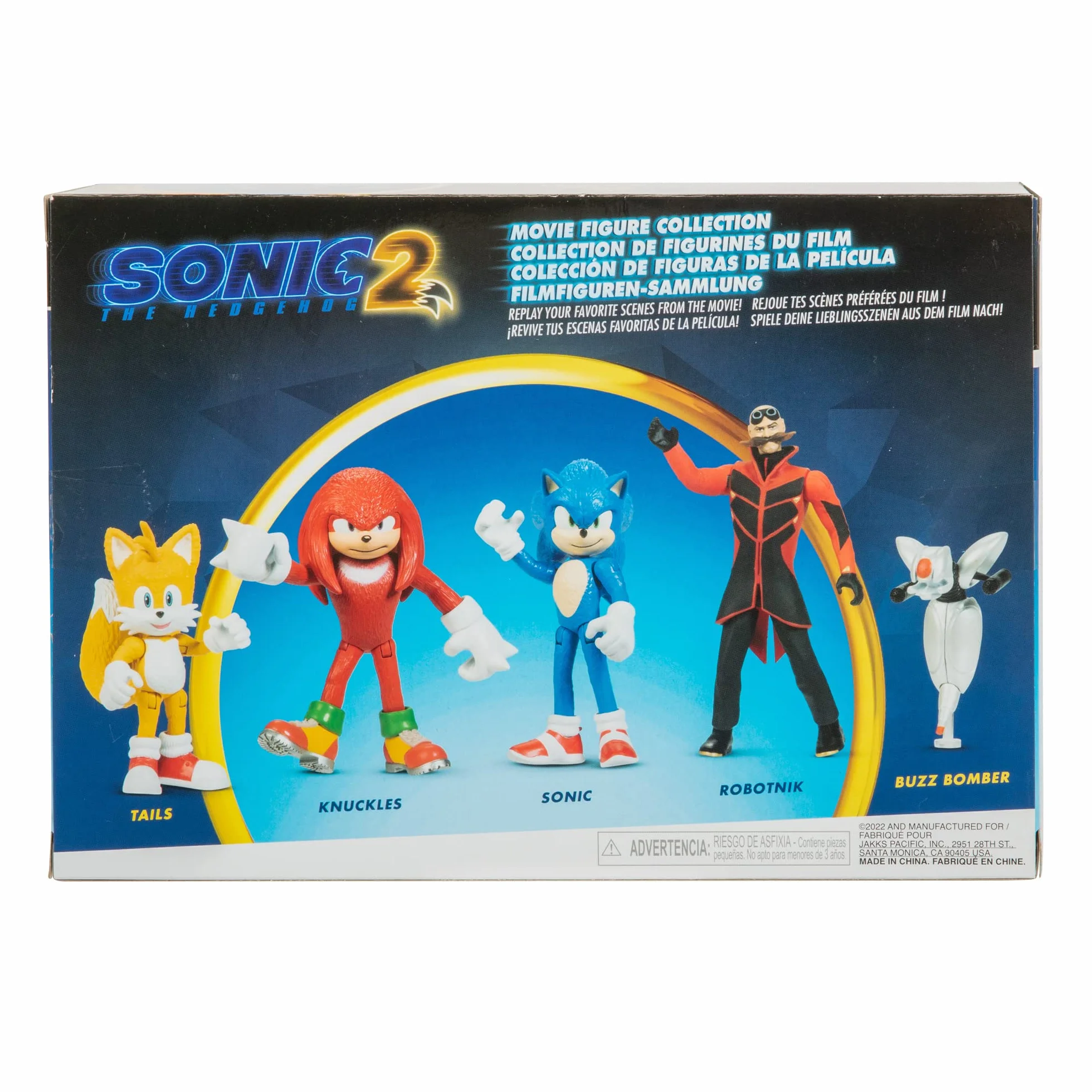 Sonic The Hedgehog Movie Zestaw Figurek, Wielokolorowy, Od 3 lat