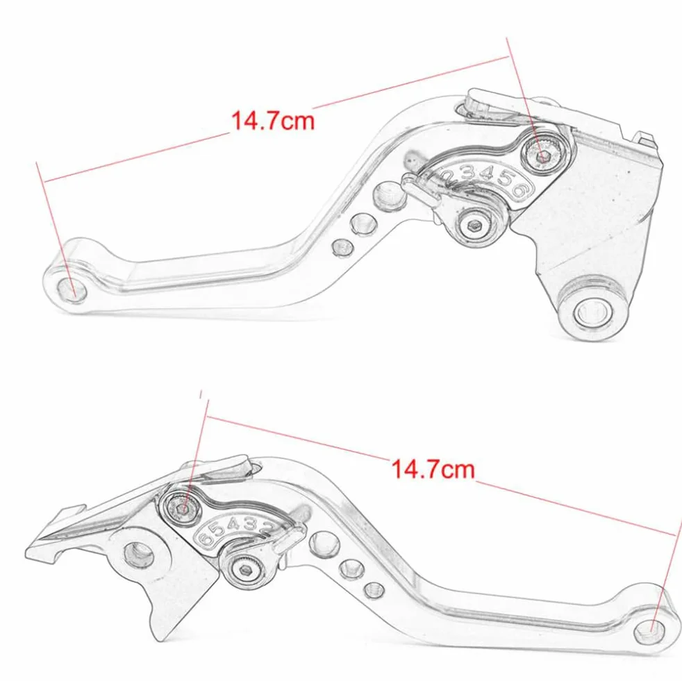 Dźwignia sprzęgła hamulca CNC Honda GROM MSX125 Monkey 125, stop aluminium tytan