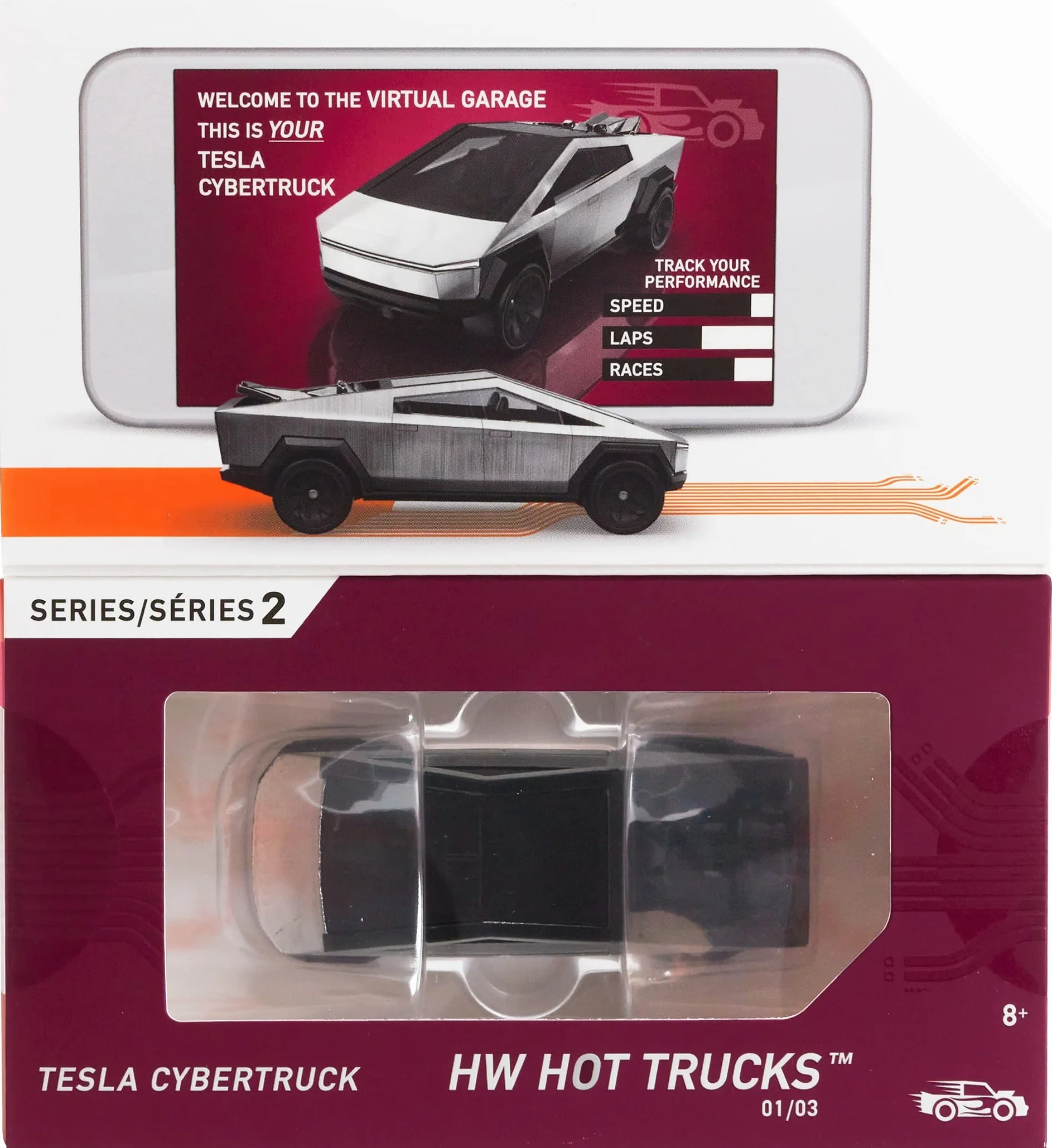 Hot Wheels id Vehicles Embedded NFC Chip Uniquely Identifiable 1:64 Scale Ages 8 and Older