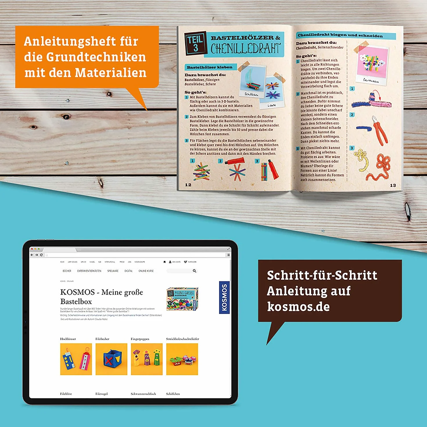 Meine große Bastelbox: Bastel-Set