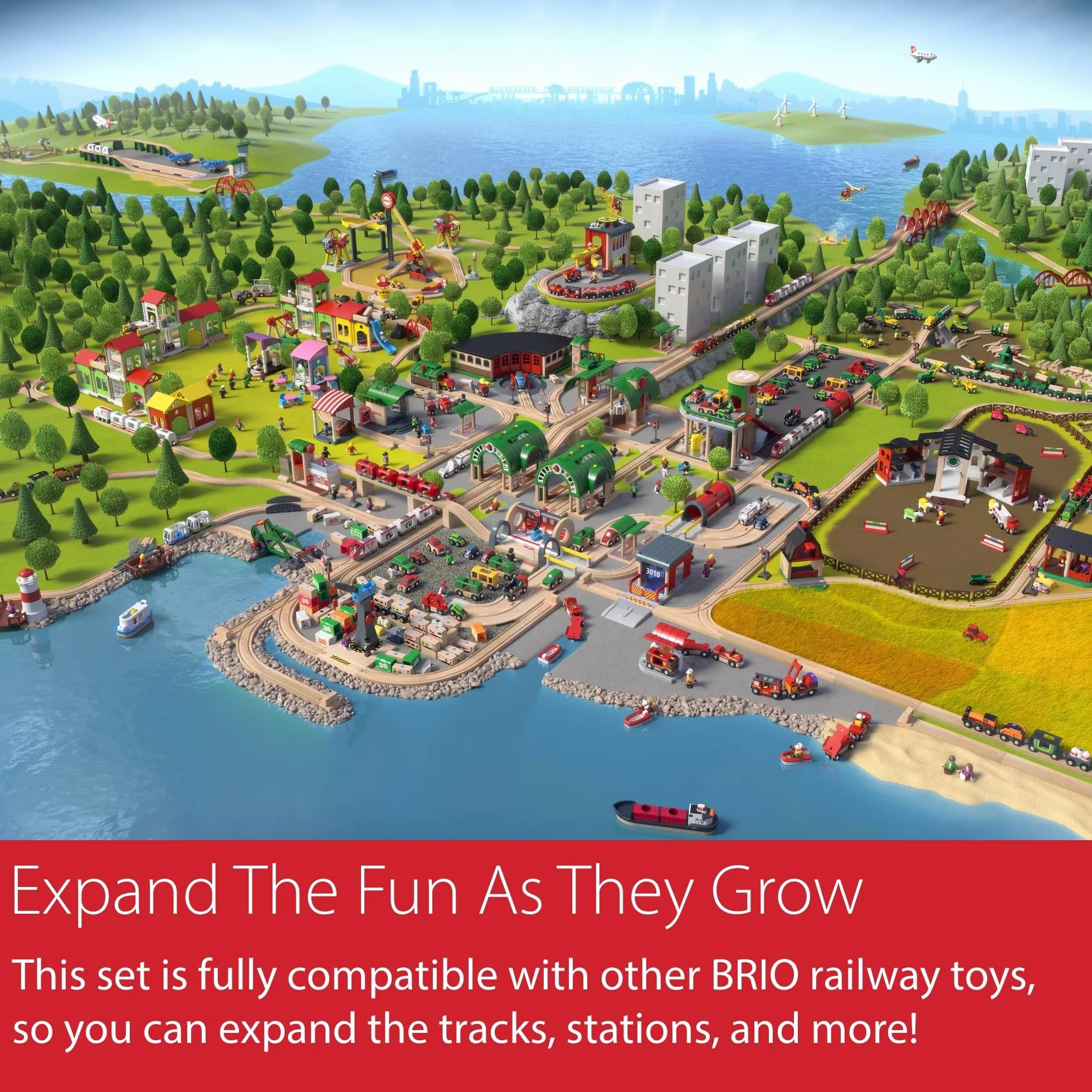 BRIO World 33630 Złota blokada baterii ze światłem i dźwiękiem - Z funkcją odłączania do użytku jako zamek przesuwny - Zalecany od 3 lat