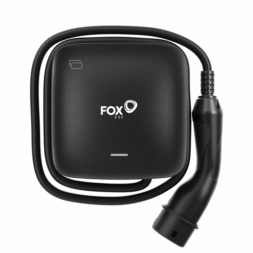 FoxESS Wallbox Typ 2 11 kW trójfazowy 400 V, regulowany prąd 6–16 A, Wi-Fi, Bluetooth, LAN, OCPP, sterowanie aplikacją, IP55/IK08, zarządzanie obciążeniem, ładowanie z harmonogramem