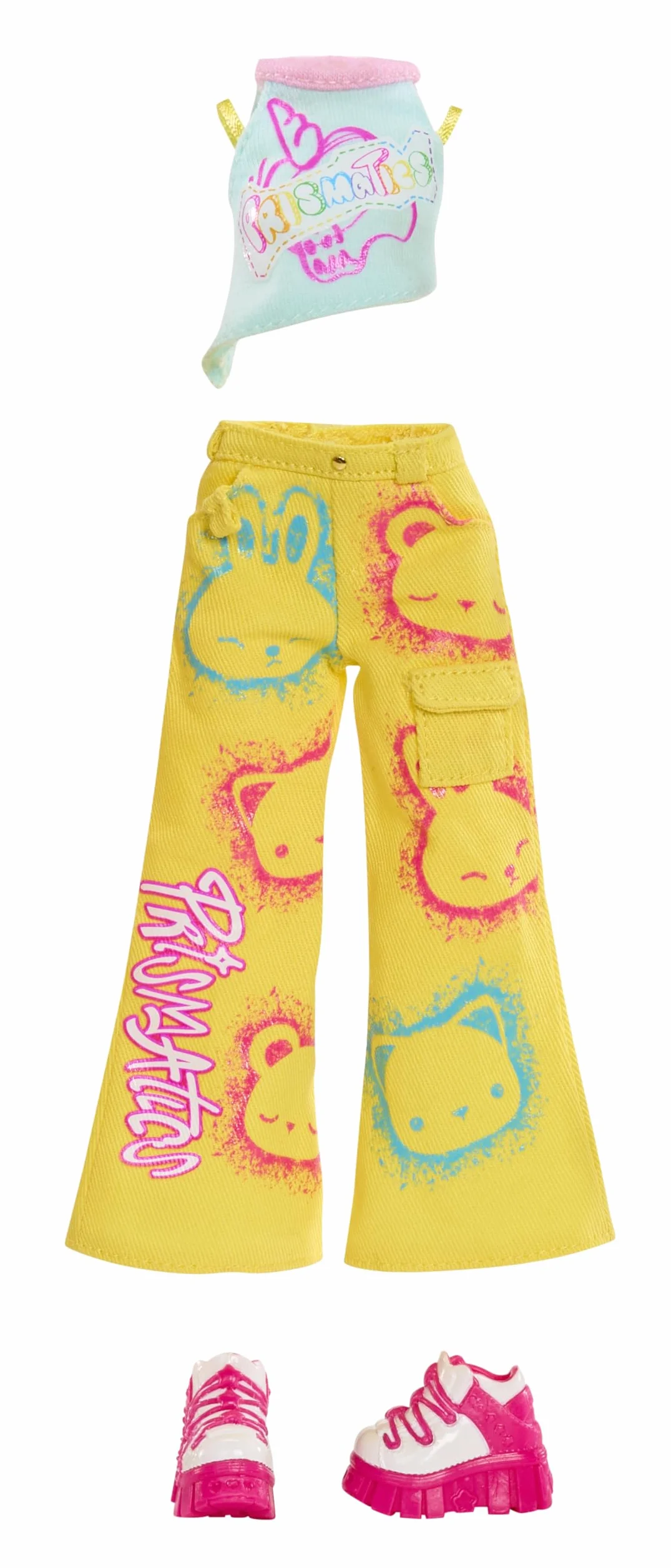 Rainbow High Junior High Rock Band - Sunny, Żółta - 23 cm Modna Lalka z Gitarą. Możliwość Personalizacji za Pomocą Naklejek, Przegubowa. Zabawka dla Dzieci od 4. Roku Życia
