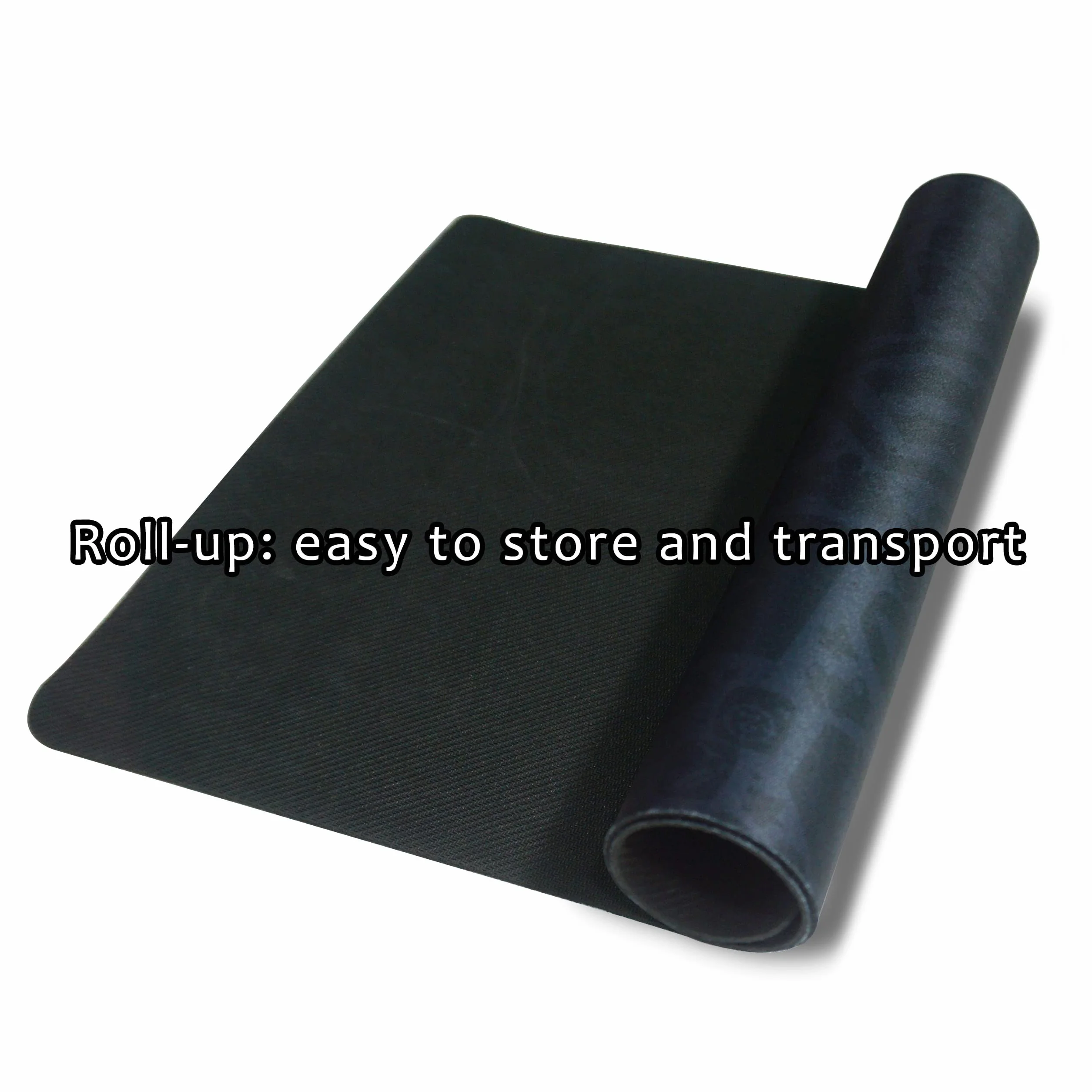 Neoprene Play MAT | mata do gier planszowych, kostek i kart, 140 x 80 cm, wodoodporna, antypoślizgowa i zwijana, dla graczy, czarna