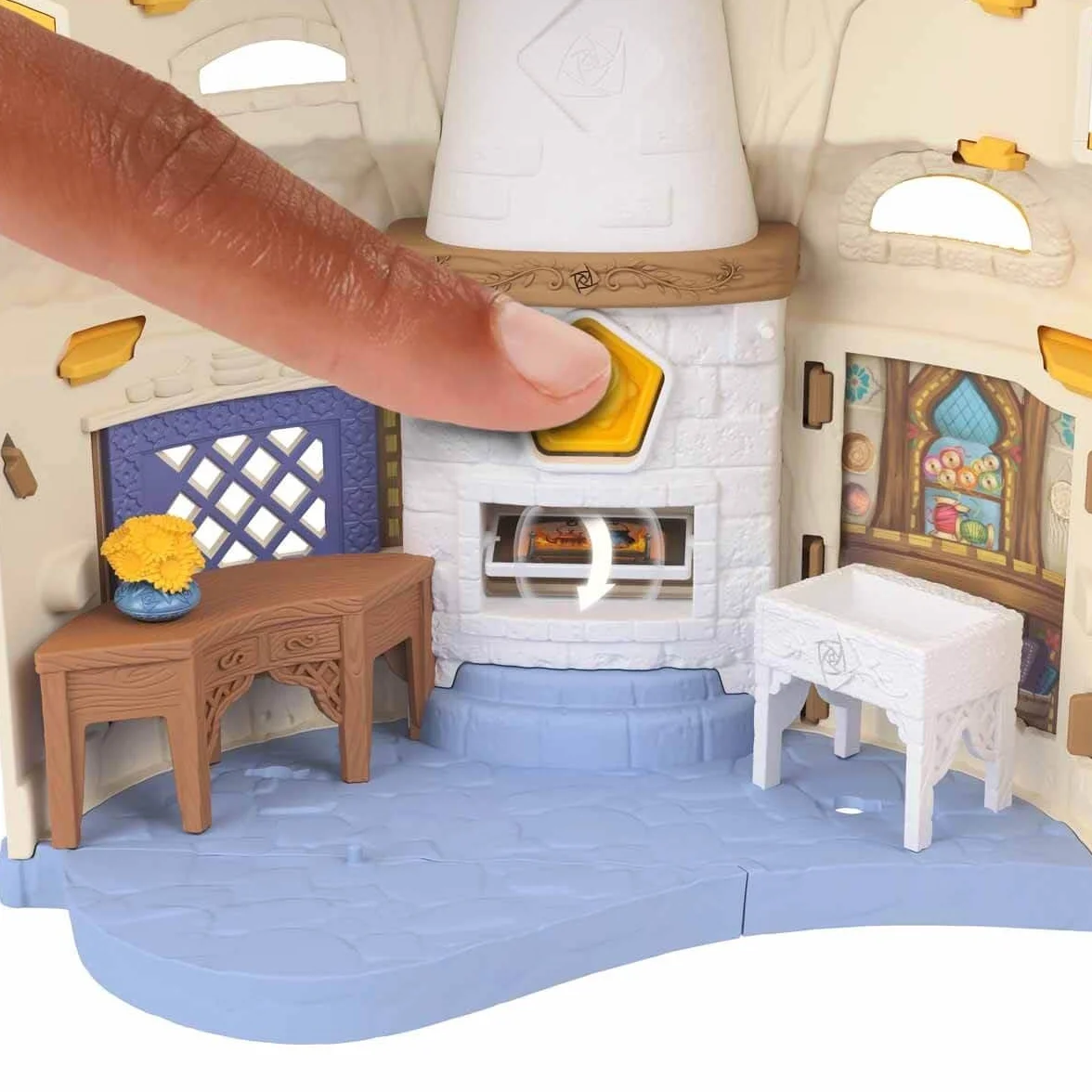 Mattel Disney Życzenie Domek Ashy z Rosas Zestaw z domkiem dla lalek, minilalką, figurką Gwiazdki i 15 akcesoriami (takimi jak mebelki) HRH76