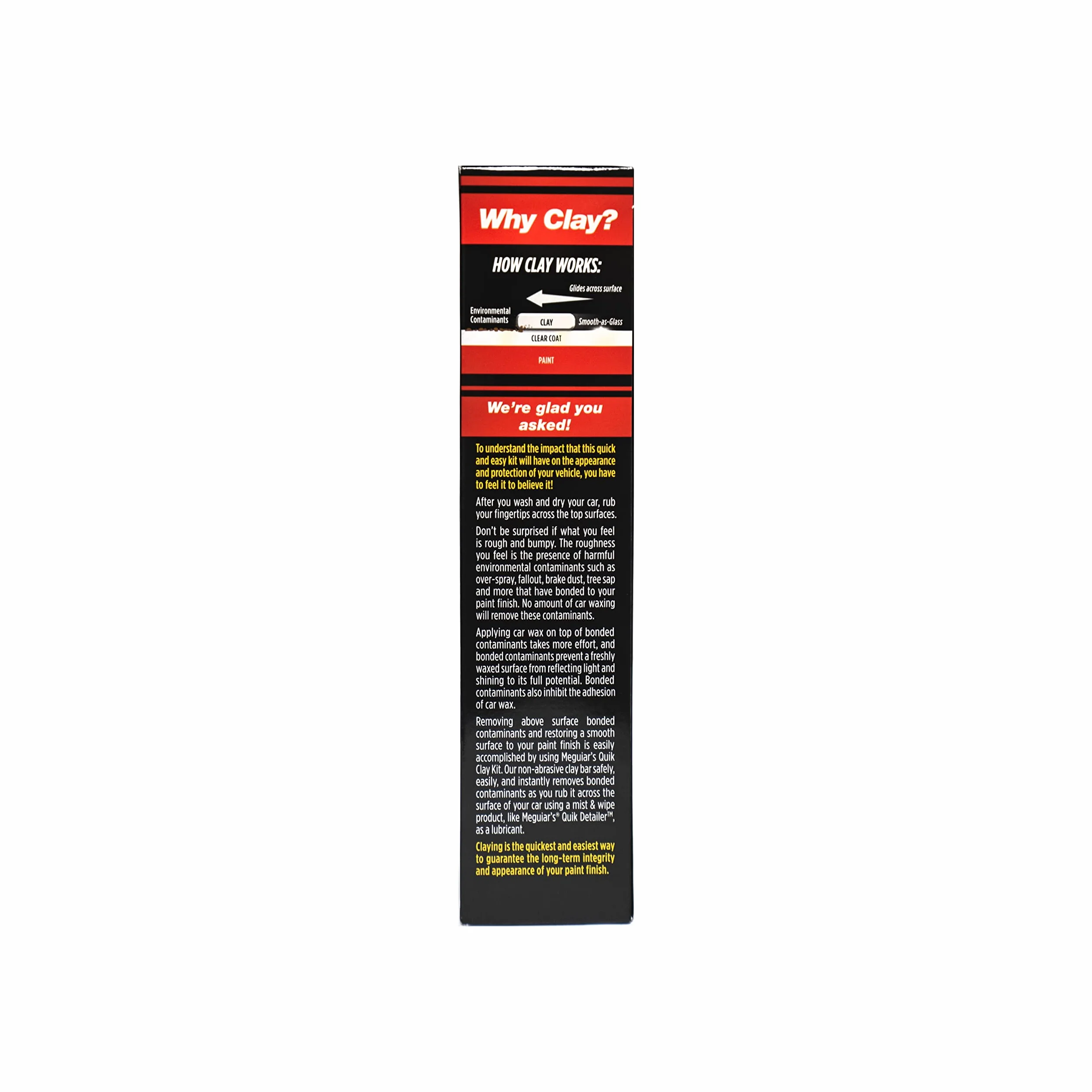 Meguiar's G1116EU Quik Clay Detailing System zestaw glinek do czyszczenia