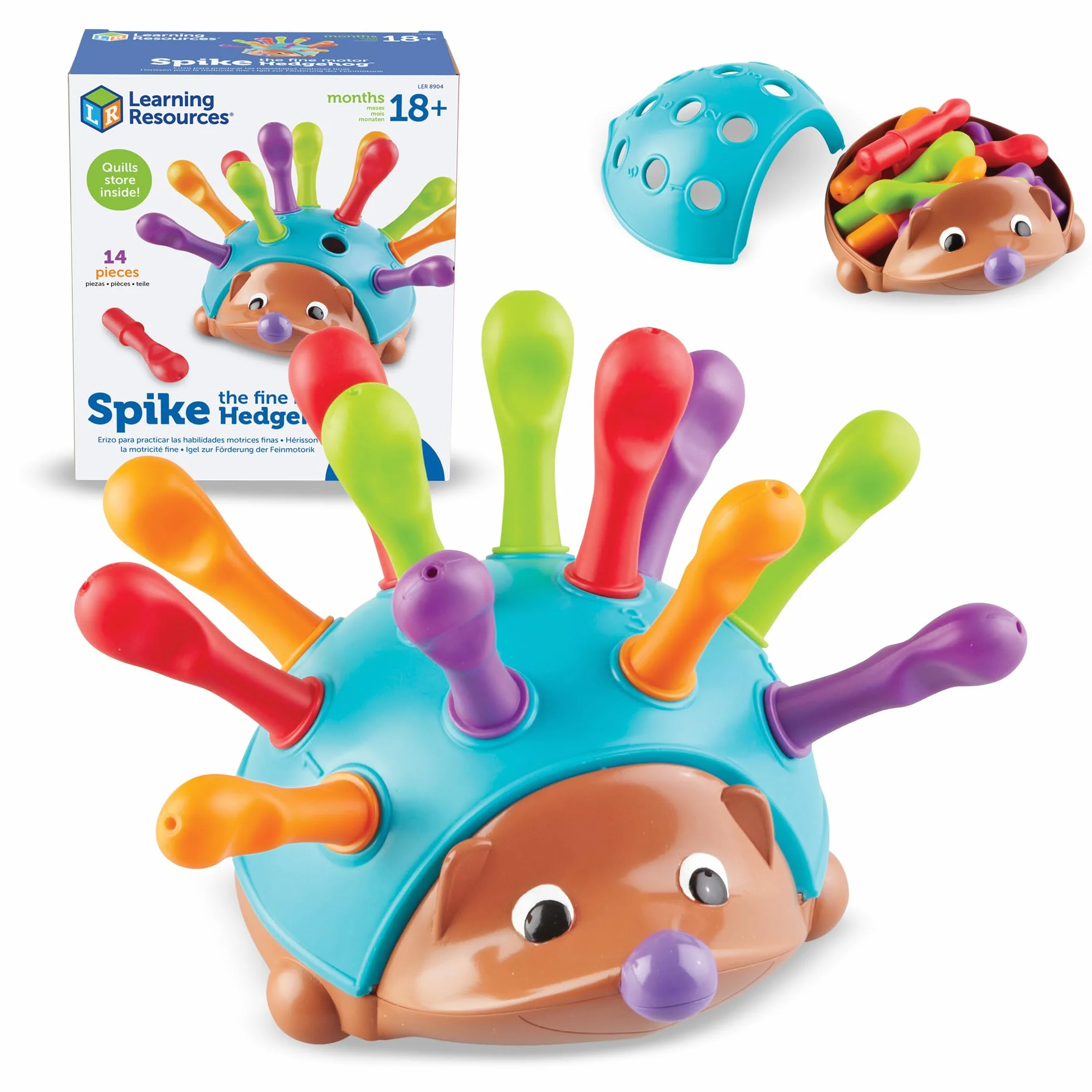 Learning Resources Spike The Fine Motor Hedgehog 14-Kawałek Zestaw