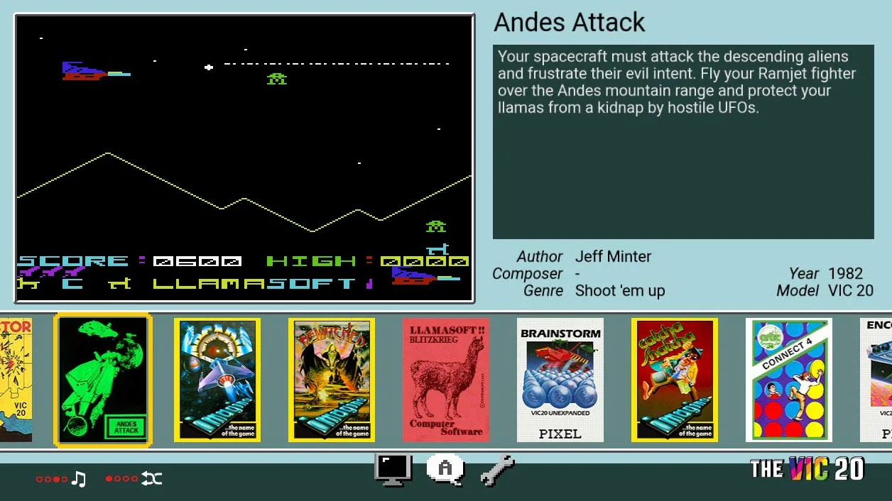 Retro Games System wideo VIC 20 (kolor komputera) ()