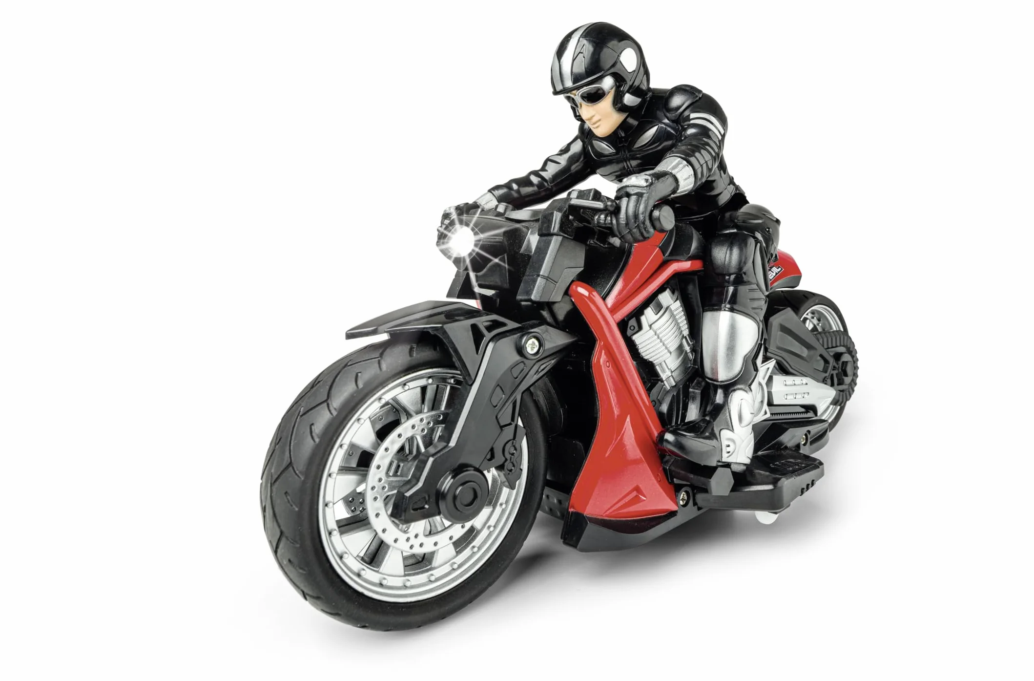 Carson 500404281 RC Devil Bike 100% RTR czerwony - zdalnie sterowany motocykl, 50 minut jazdy, rower RC, prezent dla dzieci