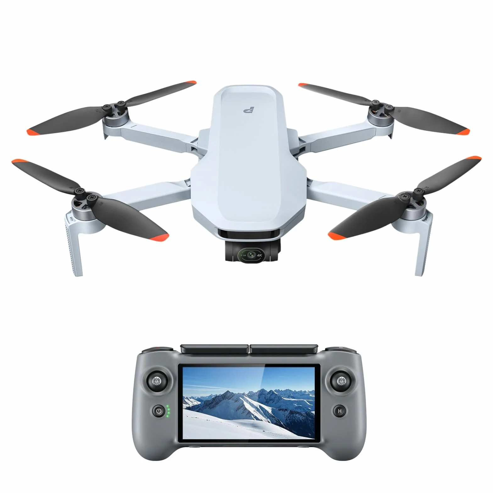 Potensic ATOM 2 Standard-Kit z RC PTD 1, dron z kamerą 4K HDR Video, zdjęcia 8K, poniżej 249 g, 3-osiowy gimbal, zasięg 10 km, AI-Śledzenie, pionowe ujęcia, AI-Noc, QuickShots, klasa C0, dron