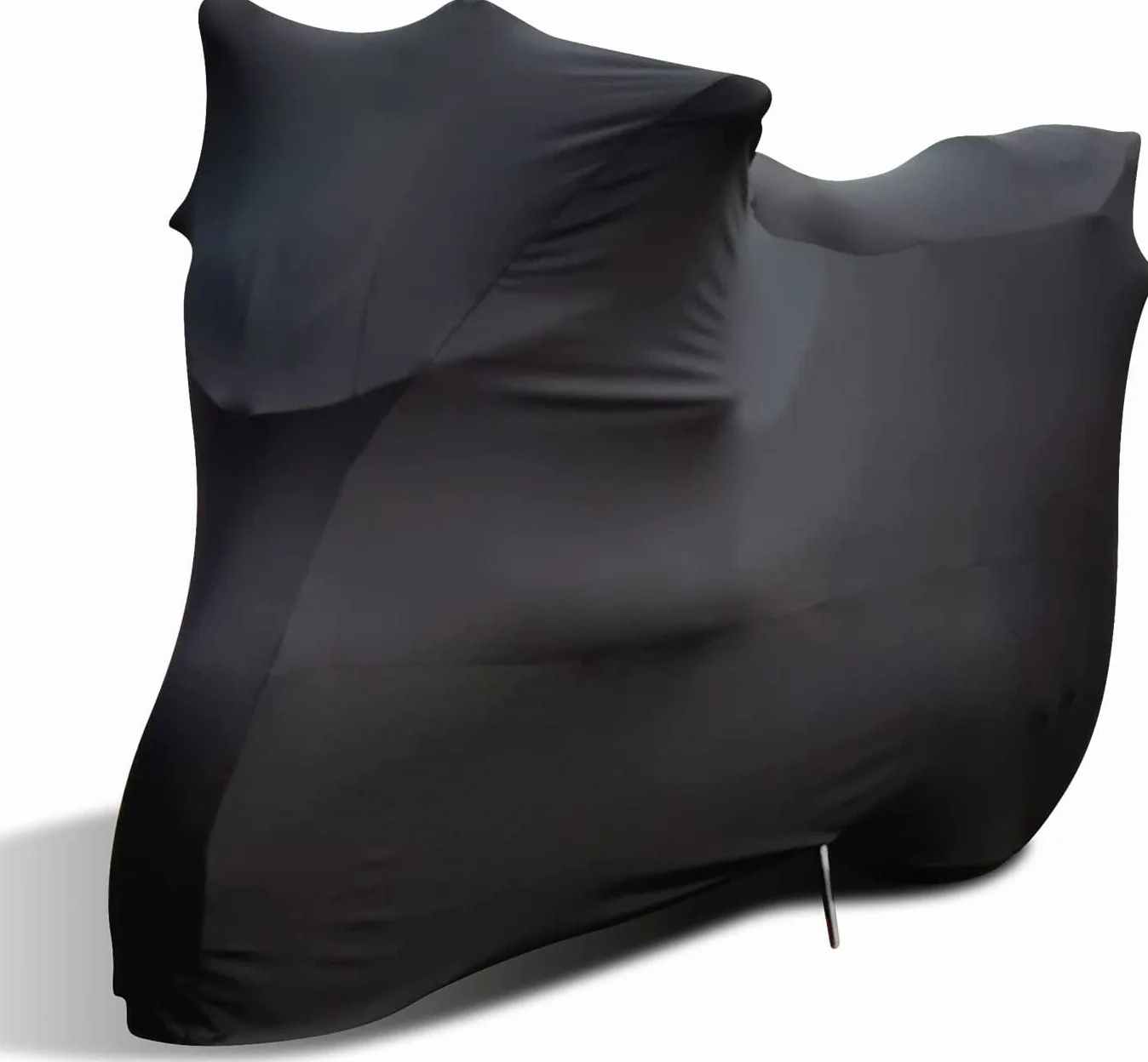 TECTICO Pokrowiec na motocykl elastyczny oddychający XL 228 x 91 x 124 cm czarny
