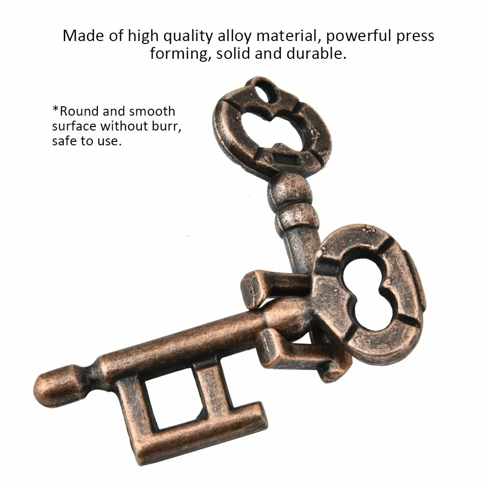 IQ Teaser Unlock Toy, Gry Logiczne dla Dorosłych Inteligentna Blokada Puzzle Klamra Zabawka Edukacyjna Blokada Klawiszy