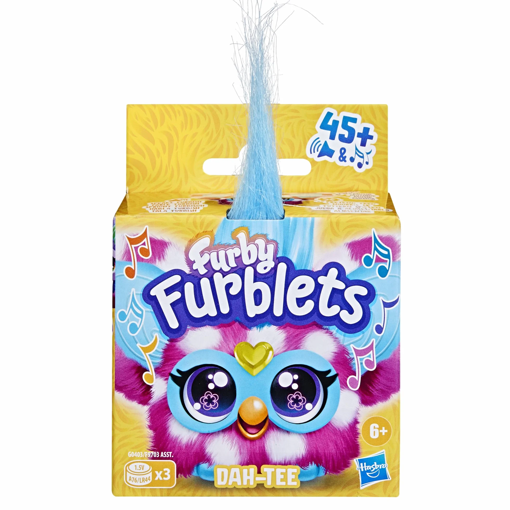 Furby Furblets Dah-Tee mini elektroniczna pluszowa zabawka