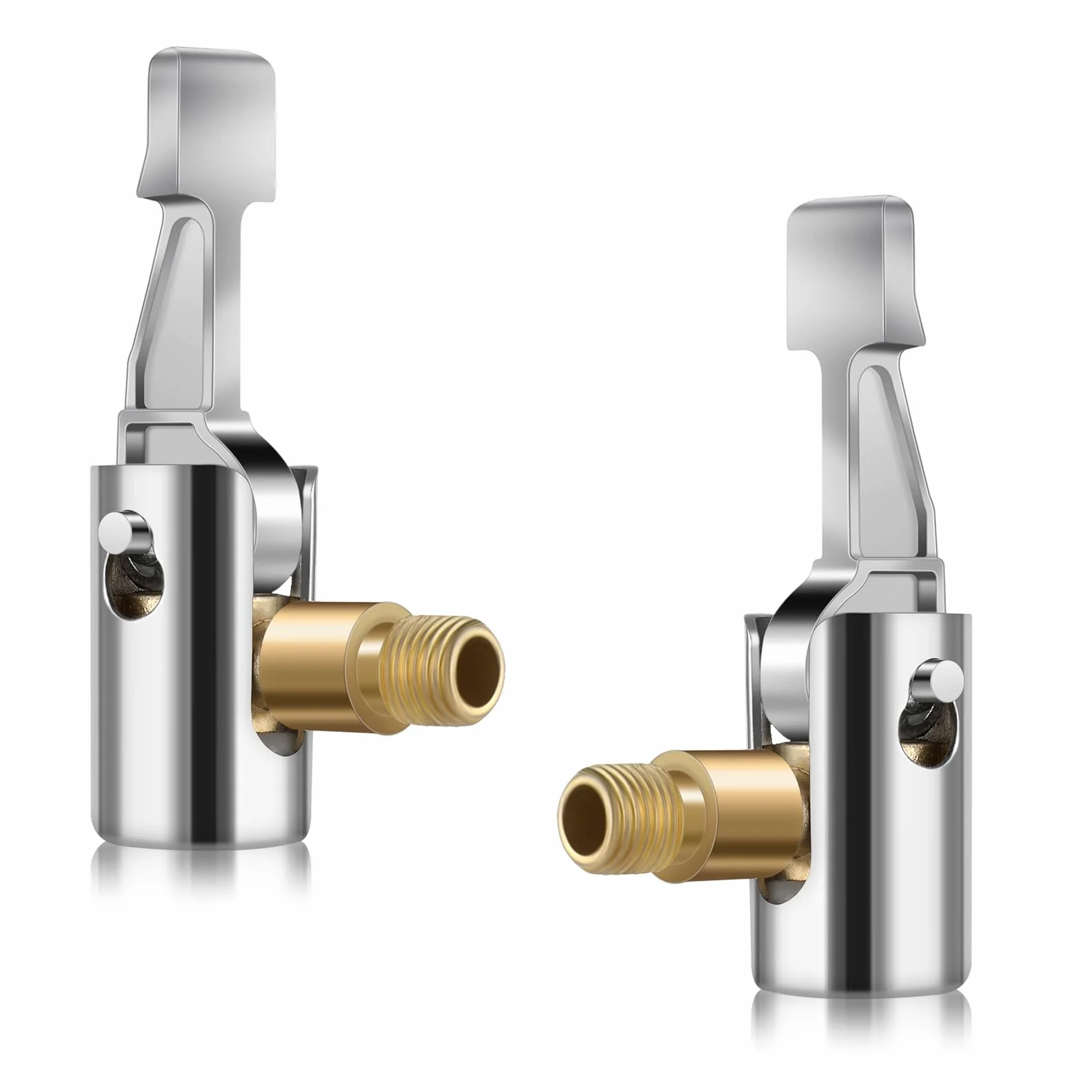 Adapter zaworu samochodowego 8 mm 2 sztuki pneumatyczny uchwyt dźwignia do pompki powietrza