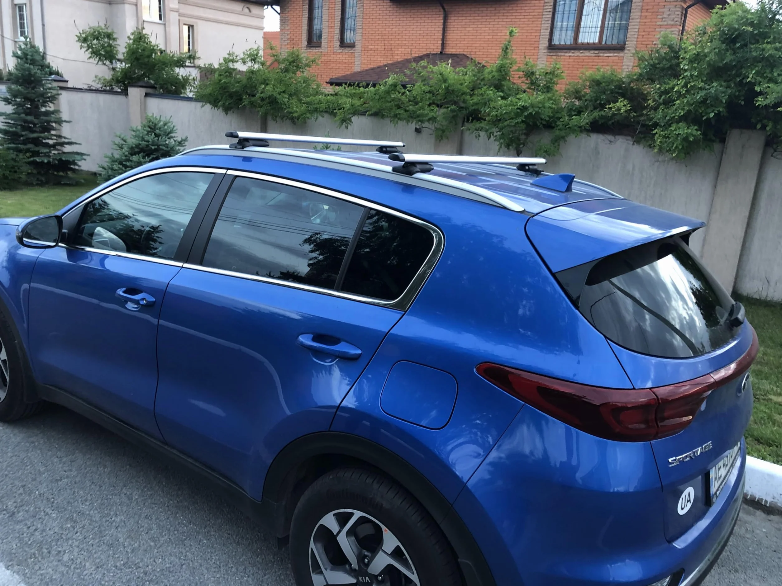 Bagażnik dachowy do KIA Sportage QL 2016-2021, aluminiowe belki poprzeczne
