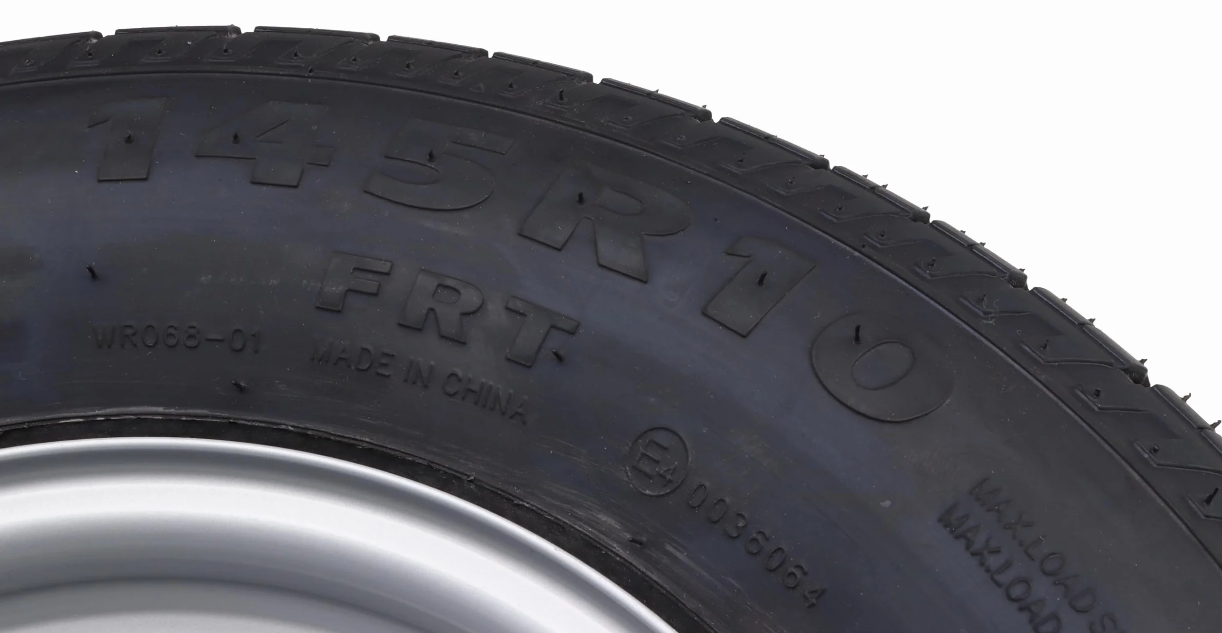 trailer parts4u Koło przyczepy 145/80R10, kompletne koło 145R10, 145/10 LK 100x4, felga 3,50x10 145 10