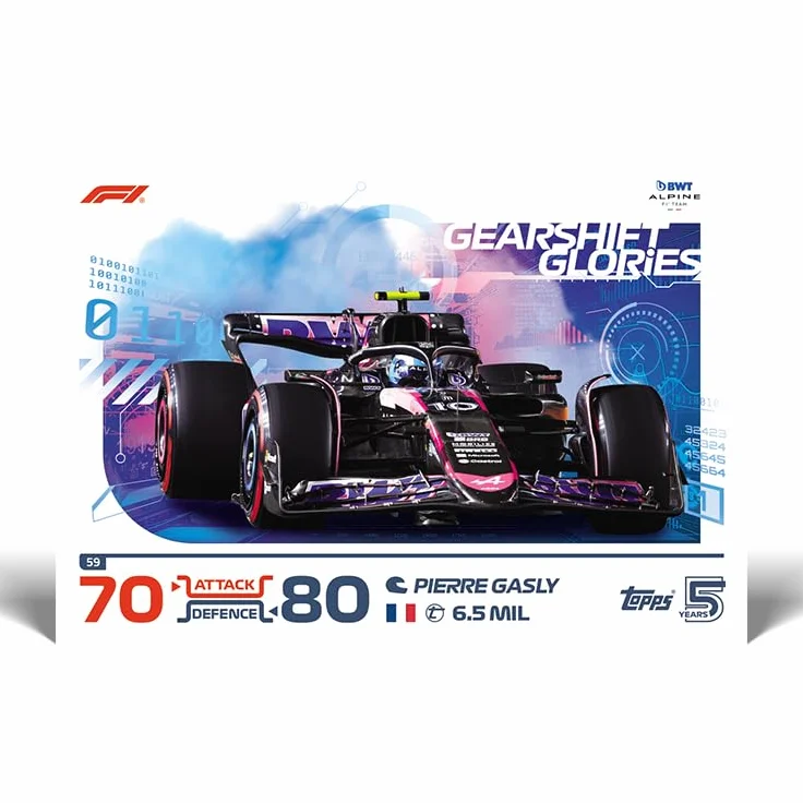 Topps Turbo Attax Formula 1 2024 - Mega Multipack - zawiera 39 kart Turbo Attax oraz 2 karty Limited Edition.