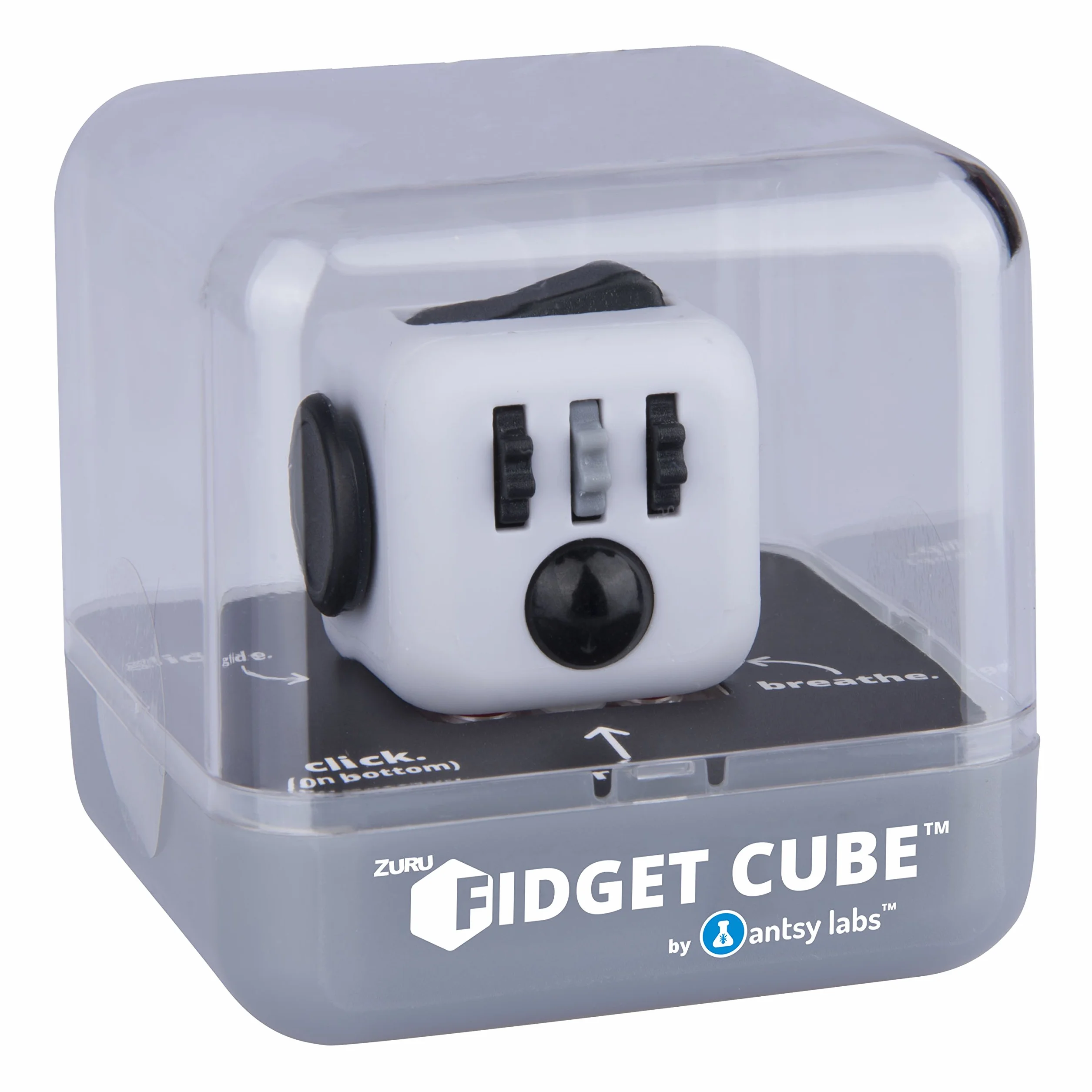 Zuru antsy labs Oryginalna kostka Fidget Cube, czerwona - narzędzie ostrości dla niespokojnych rąk, w wieku od 3 do 99 lat