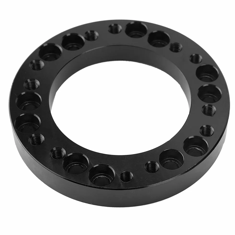 Steering Wheel Spacer, Universal 12.5mm Universal Car Steering Wheel Hub Hub Racing Spacer Pad Adapter Kit
