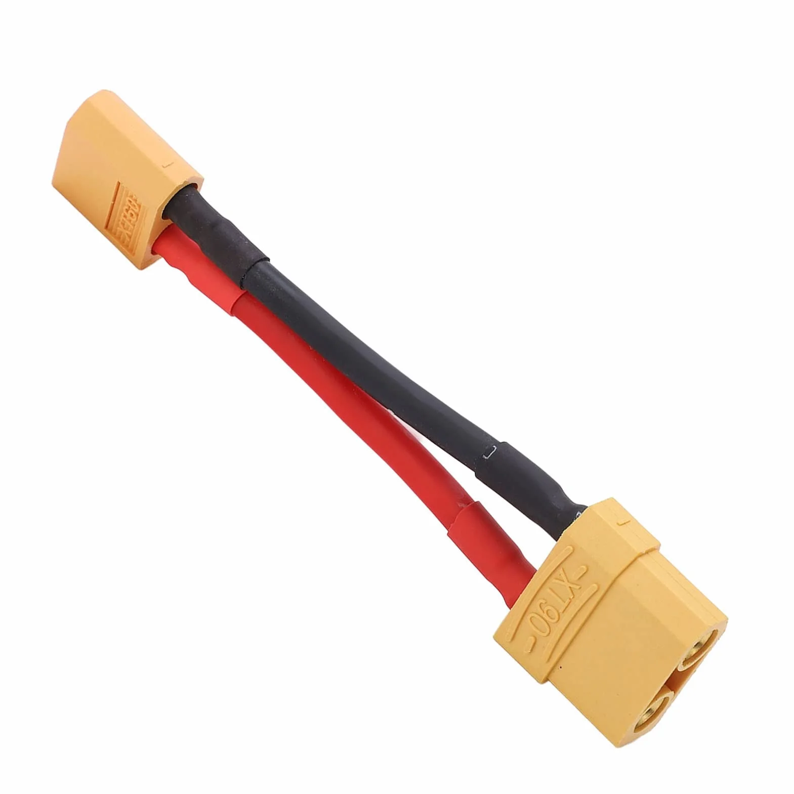 XT60 Męski na XT90 żeński Kabel, 12AWG XT60 Męski na XT90 żeński Przewód Adaptera do Podłączenia Akumulatora i ESC dla Modelu Samochodu RC, Modelu Samolotu, Modelu Statku