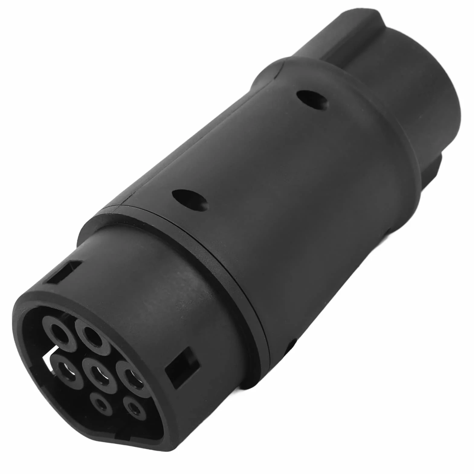 Aramox Adapter do ładowania pojazdów elektrycznych typu 1 do typu 2 Złącze EV 16-32A 220-250 V dla pojazdów standardowych od USA do UE