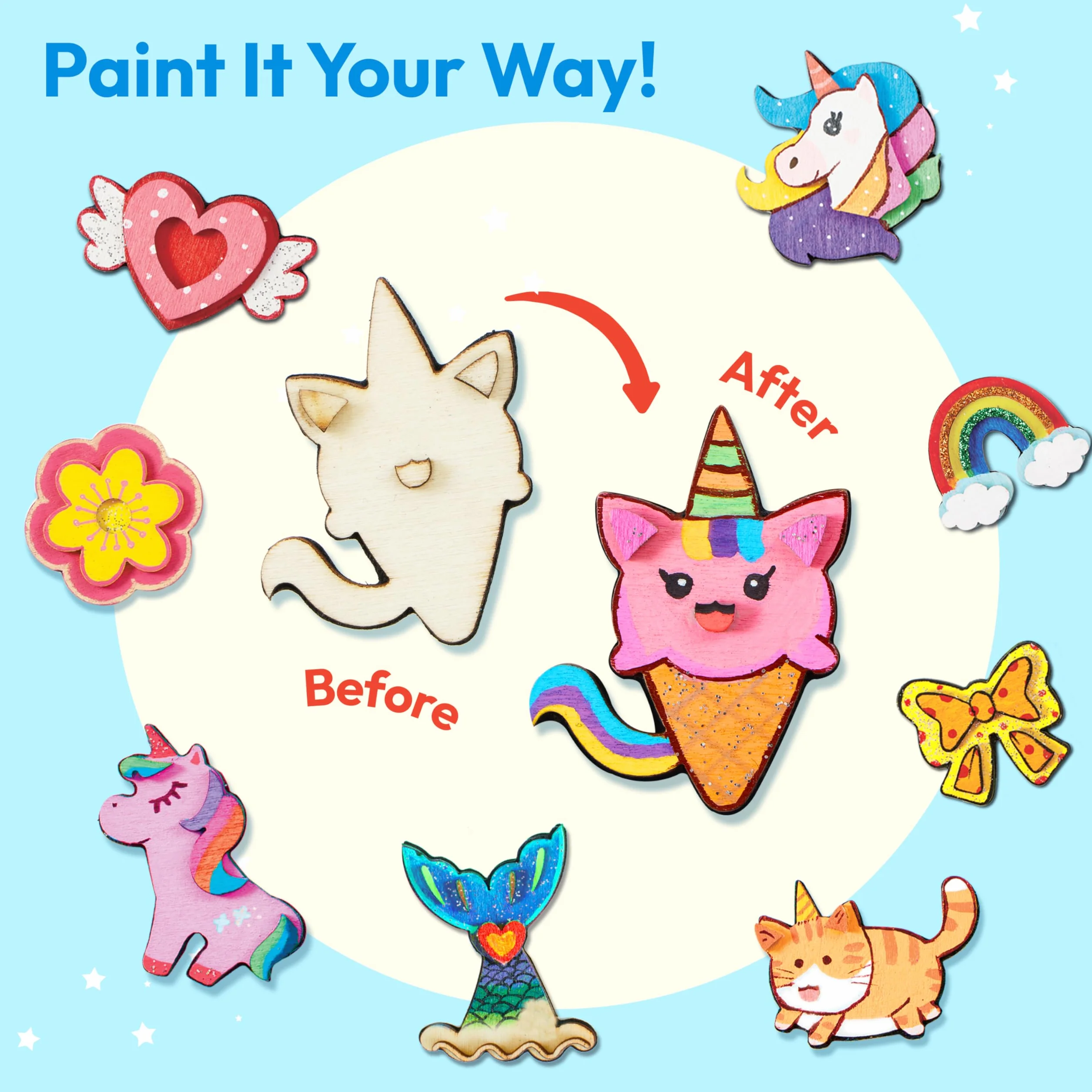 JOYIN Klever Kits Fantasy Theme Magnet Painting Ki (fantazja)