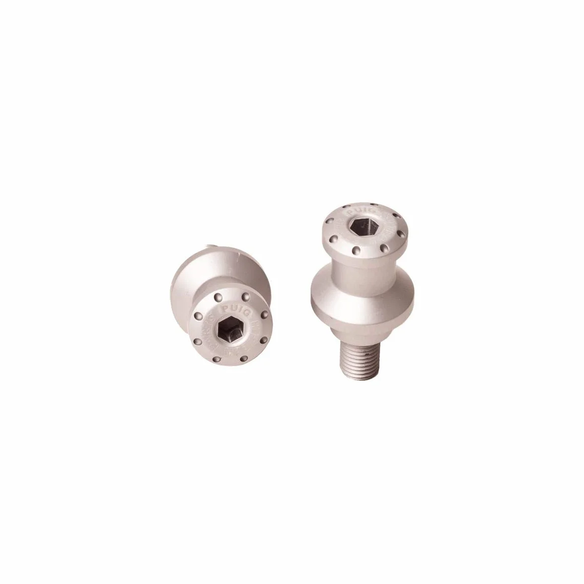 Puig Rolki do stojaka montażowego Hi-Tech Parts średnica 10 mm srebrne
