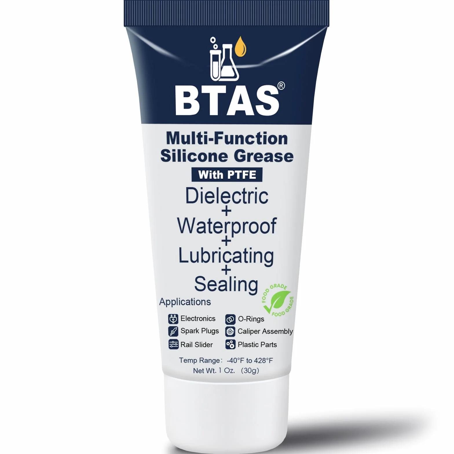 Dielectric Silicone Grease for Automotive Electrical Connectors Battery Terminal Corrosion Protection PTFE Food Grade 1 oz