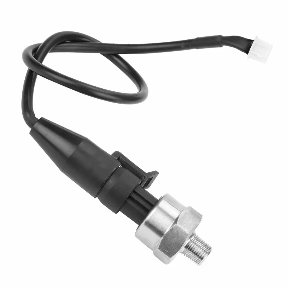 1pc 1/8NPT Przetwornik Ciśnienia DC 5V Czujnik Ciśnienia Gwint Czujnik ze Stali Nierdzewnej do Wody Powietrze Gaz Opałowy Olej Napędowy(150PSI)
