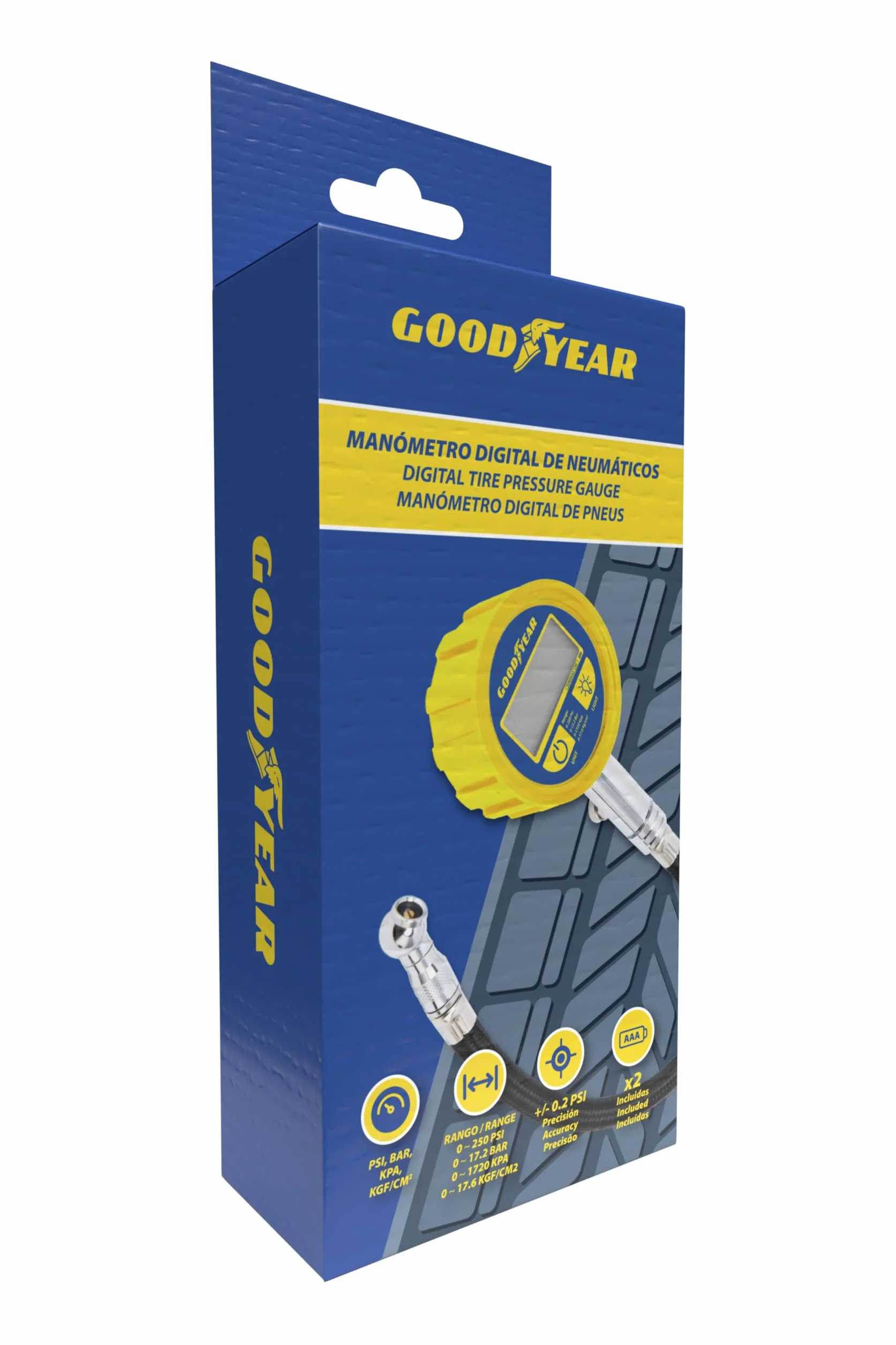 GOODYEAR GOD0002 Cyfrowy miernik ciśnienia w oponach